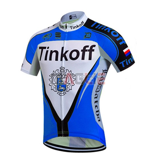 Maglia Tinkoff manica lunga 2016 blu e nero